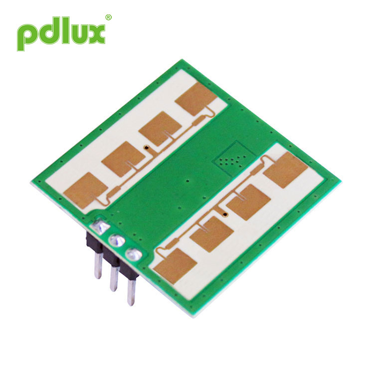 উচ্চ সংবেদনশীলতা Pdlux PD-V12H 24.125GHz উচ্চ-ফ্রিকোয়েন্সি মাইক্রোওয়েভ ডপলার রাডার সেন্সর মডিউল